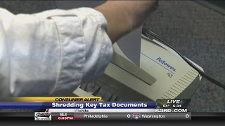 Experts recommend shredding documents used to prepare taxes