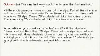 4 2 Random Assignment in an Experimental Design