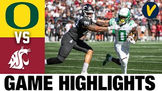 #15 Oregon vs Washington State | 2022 College Football Highlights
