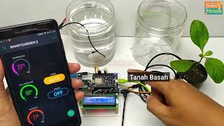 PROJECT SMARTGARDEN / SMARTFARMING BERBASIS INTERNET OF THINGS DENGAN NODEMcU ESP8266 #smartgarden