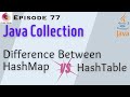 HashMap vs HashTable | Difference Between HashMap and HashTable | Java Collection Framework