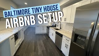TINY Apartment Tour, Baltimore Airbnb Set up and Design