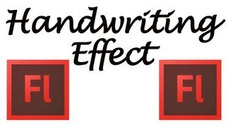 Adobe Flash Tutorial - How To Create A Handwriting Effect