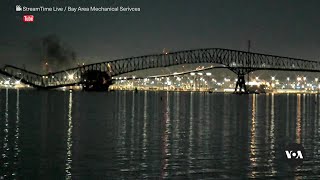 Collapse of Key Bridge in Baltimore after Ship Collision | VOANews