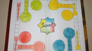 How to make sorry board game at home #boardgames #athome #craft #sorry please subscribe my channel
