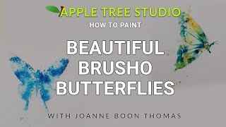 Butterfly Brusho Art Lesson For Beginners with Joanne Boon Thomas