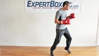 Boxing Bounce Footwork - the "pendulum" step