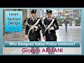 Fashion Designing Italian Police Uniform ~ Fashion Designer Armani ~ Carabinieri ~ Nino Via