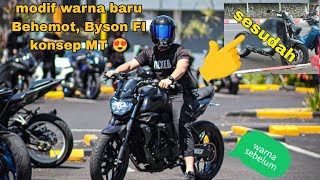 warna baru motor andalan❤ | BYSON FI konsep MT #bysonmodifikasi