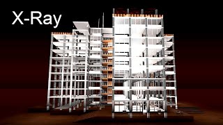 Building Collapse - X-RAY vision (realistic physics)