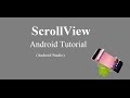 ScrollView | Android Studio