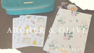 Archer and Olive Haul | Spring Order | Journals | A5 undated Planner