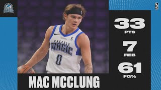 Mac McClung Drops 33 PTS as Osceola Magic Clinch No. 1 seed in the East!