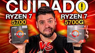 Ryzen 7 5700 ou Ryzen 7 5700G: CUIDADO ao ESCOLHER esses PROCESSADORES! QUAL VALE a PENA?