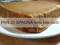 Ricetta PAN DI SPAGNA keto diet low carb