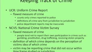 Criminal Justice 110 UCR Vs NCVS