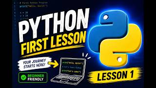 Python Lesson 1: Master the Basics (Print, Type, Input, & Math)