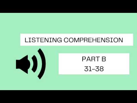 TOEFL LISTENING PRACTICE TEST PART B WITH ANSWER KEY - YouTube