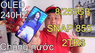 Sharp Aquos Zero 2 mua LZD 2TR6: SNAP 855, 8/256, OLED 240HZ, chống nước, SIÊU MƯỢT !!!