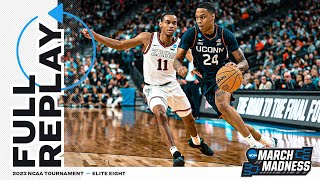 UConn vs. Gonzaga - 2023 NCAA men's Elite Eight | FULL REPLAY