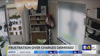 Indy salon owner shares message after charges dropped against man caught flashing himself