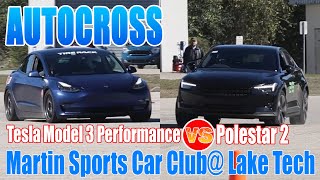 085 XP Polestar 2 vs 016 EV Tesla Model 3 Performance