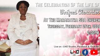 The Celebration Of The Life Of Winifred Alexander