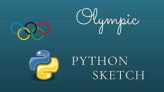 Olympic Logo With Python Turtle