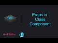 React tutorial for beginners #14 Props in class component