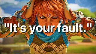 I'm sick of being blamed for failed games