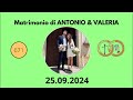 25.09.2024 - Matrimonio di ANTONIO & VALERIA (Fam. 671)