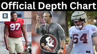 Florida State Football OFFICIAL Depth Chart In 2025 | Surprises? | Freshman Starters?