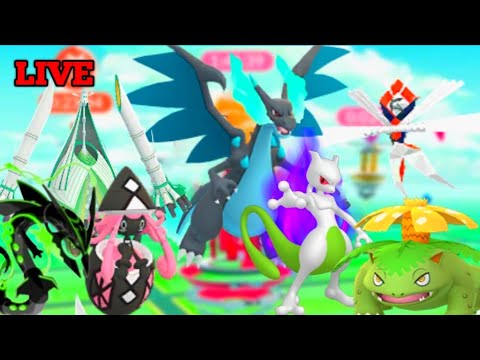 Shiny Celesteela and Shiny Kartana Raid Invite Shiny hunt Mega Charizard Raid Pokemon go live