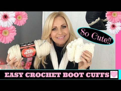 How to Make Easy Crochet Boot Cuffs 💖 How to Make Easy Crochet Boot Cuffs 💖