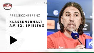 18/19 // Pressekonferenz // FCA holt einen Punkt auf Schalke