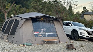 떵우와 찜니의 힐링가을캠핑🏕️