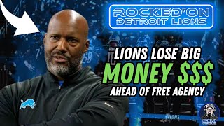 Detroit Lions LOSE BIG MONEY Before Free Agency