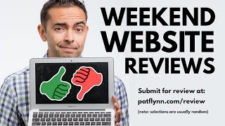 Website and YouTube Channel Reviews - The Income Stream with Pat Flynn - Day 121