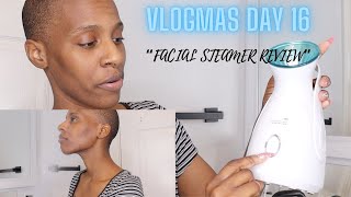 REVIEW: THE BEST FACIAL STEAMER FROM AMAZON | VLOGMAS DAY 16 | NANO IONIC FACIAL