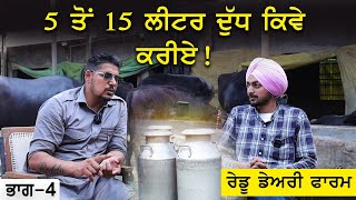 5 ਤੋਂ 15 ਲੀਟਰ ਦੁੱਧ ਕਿਵੇ ਕਰੀਏ ! ਰੇਡੂ ਡੇਅਰੀ ਫਾਰਮ / Raddu Dairy Farm / Shuryaat / Dairy farming