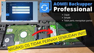 Migrasi OS ke SSD Tidak Pernah Semudah ini! | AOMEI Backupper Professional