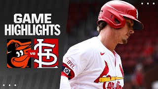 Orioles vs. Cardinals Game Highlights (5/21/24) | MLB Highlights