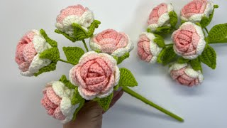 Tutorial Crochet Roses 2 Styles | Temu Honest Review | Is it worth it?💜Mayelin Ros