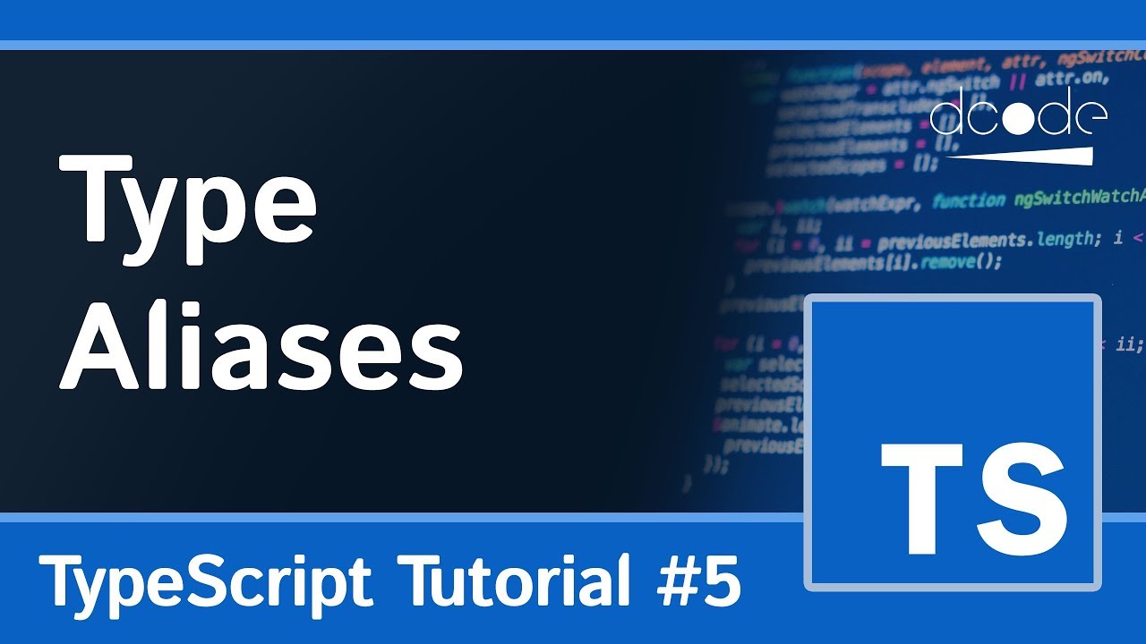 Type Aliases Typescript Programming Tutorial 5 Youtube