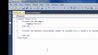 Visual Basic - Sub Procedures