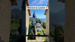 Lucerne is an amazing Swiss town 🇨🇭😌 #lucerne #switzerland