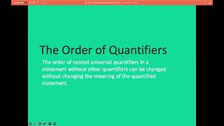 11 - Nested Quantifiers