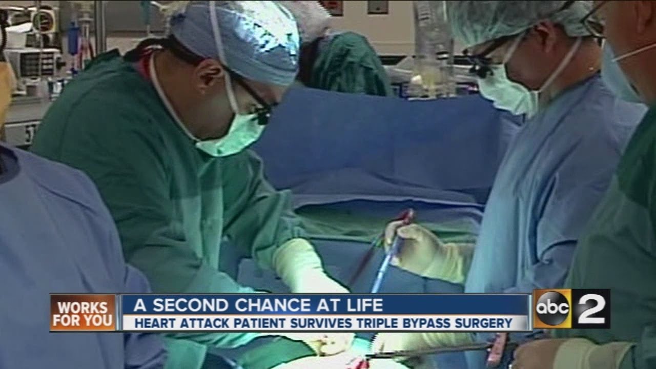 Heart Attack Patient Survives Triple Bypass Surgery - YouTube