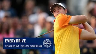 ALL of Viktor Hovland's Drives from the 2023 PGA Championship