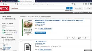 Find an article in worldcat discovery